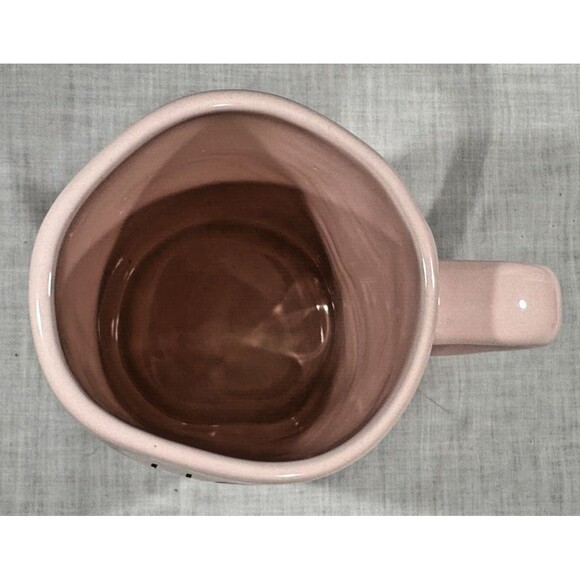 RAE DUNN Hop To It Jumbo Coffee Mug 20 oz - Pink - Artisan Collection by Magenta - Picture 3 of 6